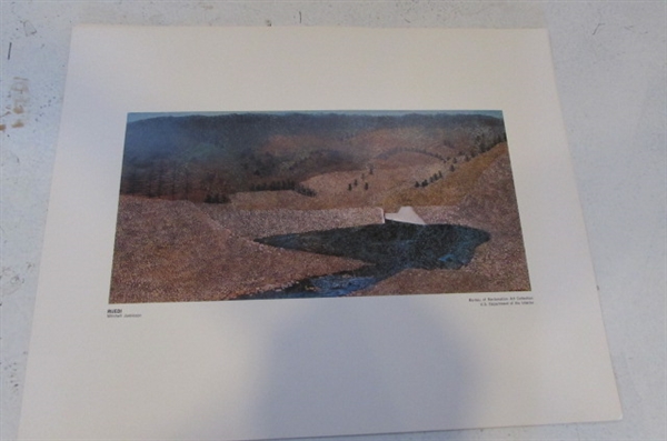 BUREAU OF RECLAMATION ART COLLECTION PRINTS