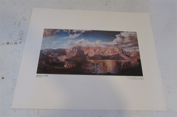 BUREAU OF RECLAMATION ART COLLECTION PRINTS