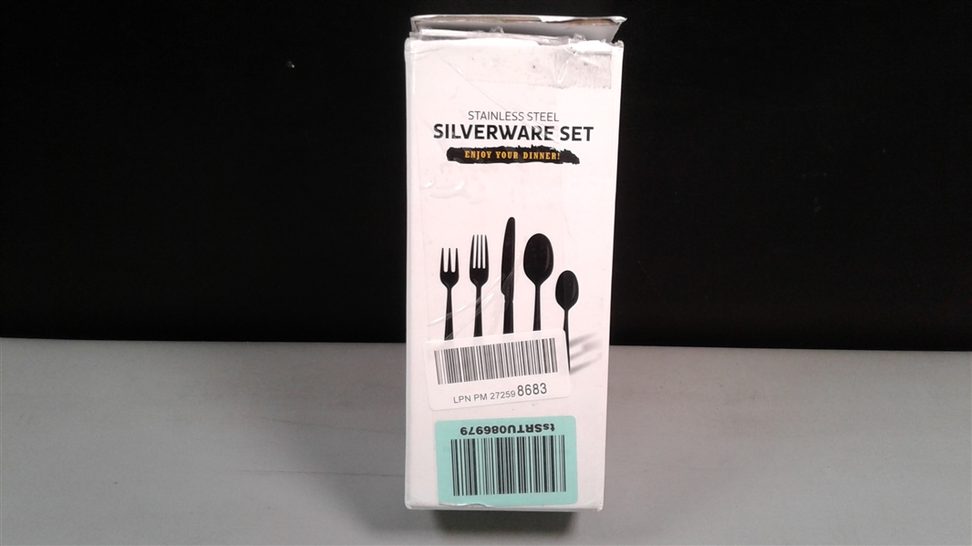 40 Piece STAINLESS steel Silverware Set
