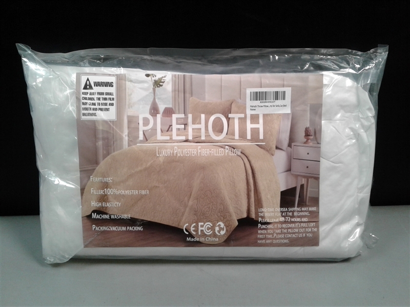 Plehoth Polyester Fiber-Filled Pillow 