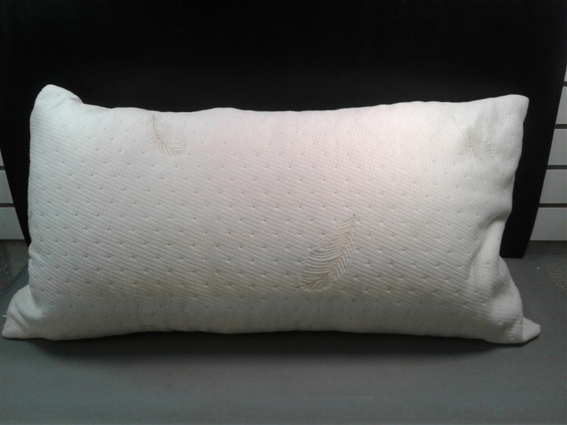 Shredded Memory Foam Pillow King Size w/Removable Cooling Bamboo Cover