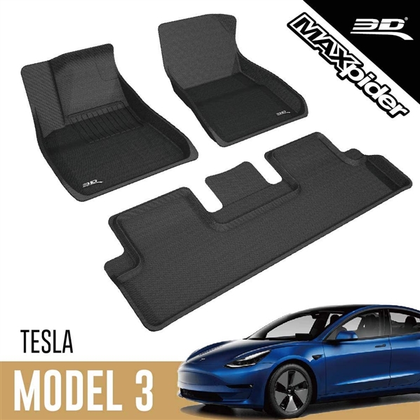 All-Weather Floor Mats for Tesla Model 3 