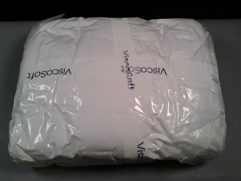 ViscoSoft 4 Pillow Top Gel Memory Foam Mattress Topper Twin w/Mattress Pad