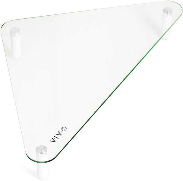 VIVO 20 Triangle Glass Monitor Stand