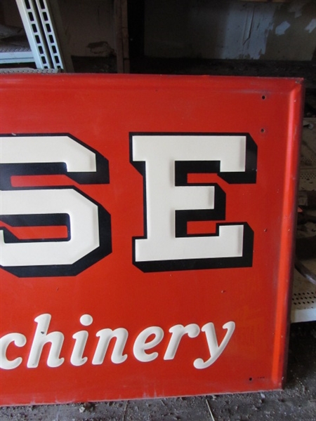 NEW VINTAGE ENAMEL CASE SIGN #1