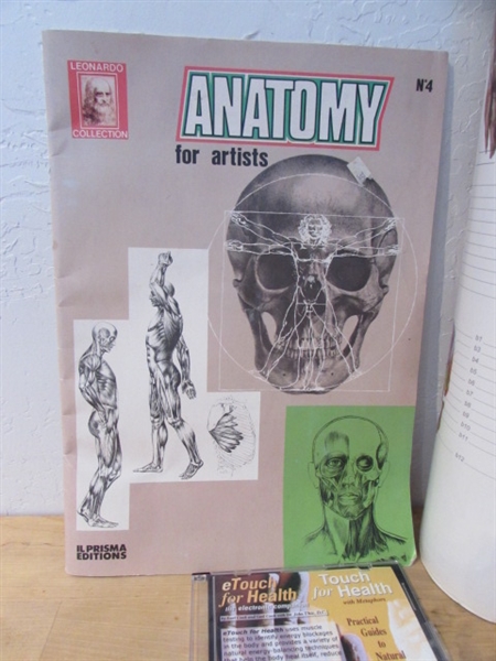 ANATOMY CHART, BOOK & CDS