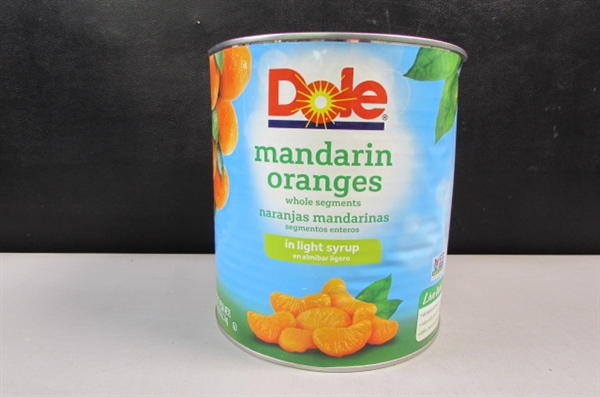 Dole, Mandarin Oranges in Light Syrup, 6LB 10 Oz