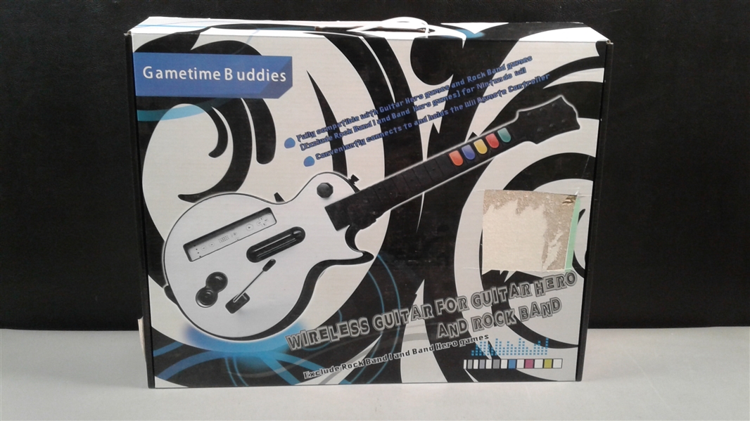 Wireless Guitar for Wii Guitar Hero and Rock Band Games