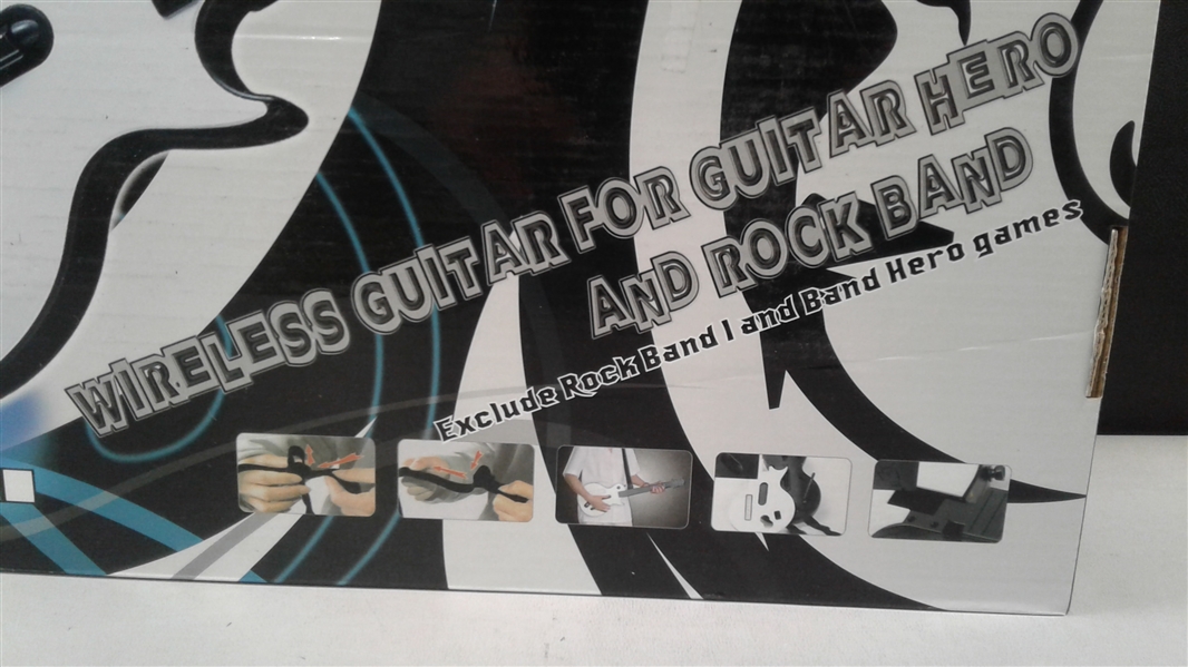 Wireless Guitar for Wii Guitar Hero and Rock Band Games