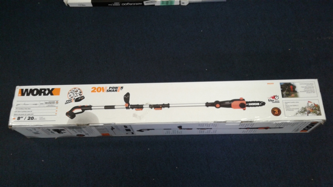  WORX 2-in-1 Attachment Capable WG349 20V Pole Saw
