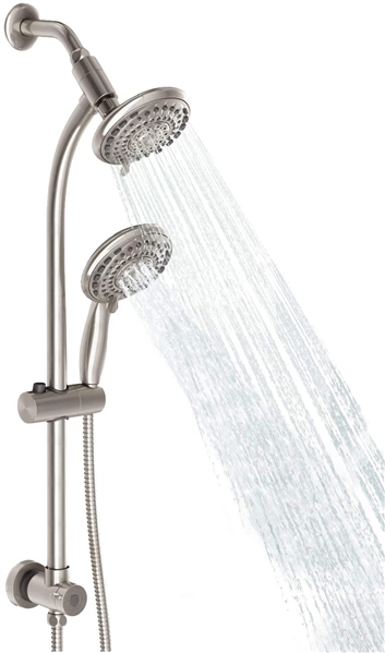 Egretshower Handheld Shower Head and Rain shower Combo