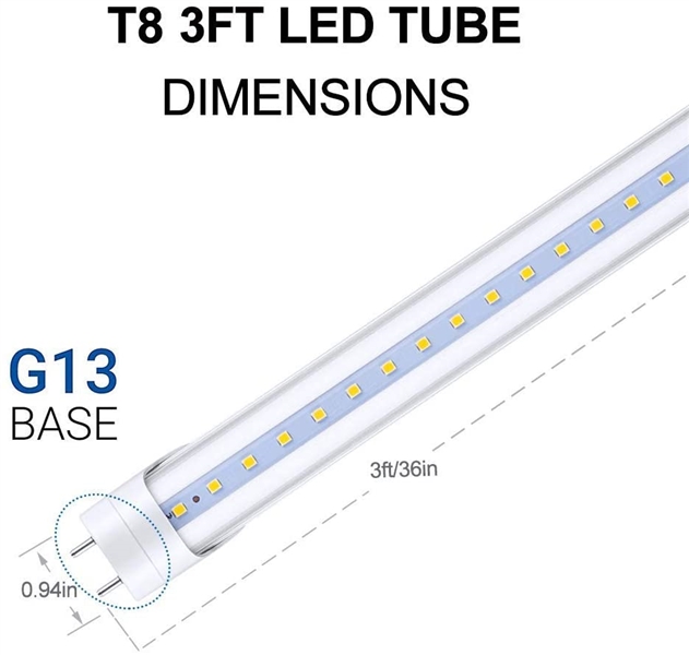 3 Foot LED Tube lights