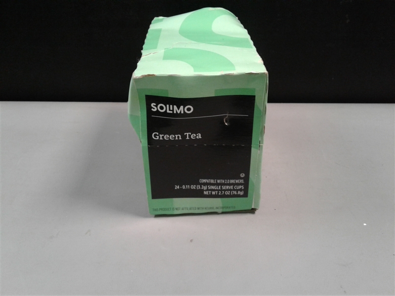  Amazon Brand - 24 Ct. Solimo Tea Pods, Green Tea, Compatible with 2.0 K-Cup Brewers