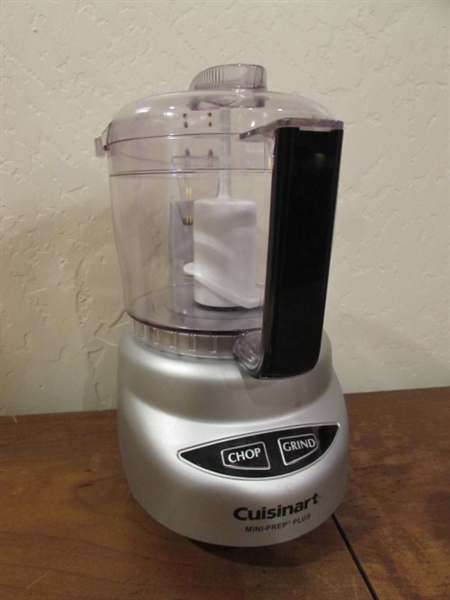 ELECTRIC CUISINART MINI CHOPPER & MANUAL CHOPPER/MIXER