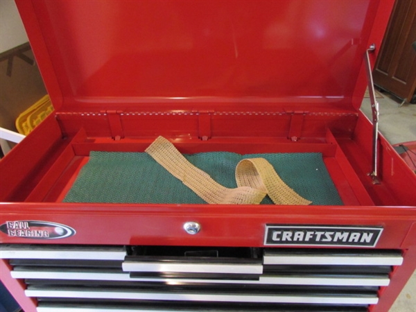 ROLLING 3-PIECE CRAFTSMAN TOOL BOX