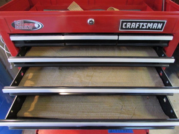 ROLLING 3-PIECE CRAFTSMAN TOOL BOX