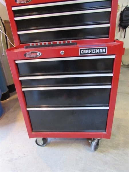 ROLLING 3-PIECE CRAFTSMAN TOOL BOX