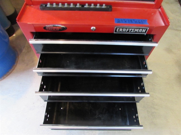 ROLLING 3-PIECE CRAFTSMAN TOOL BOX