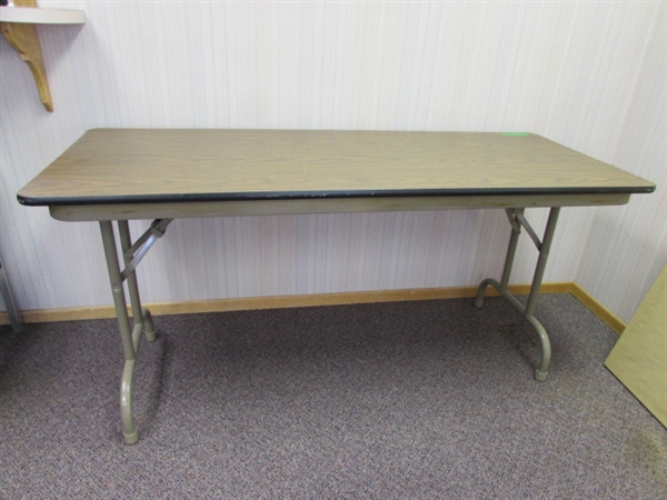 6' X 2' FOLDING CONFERENCE TABLE
