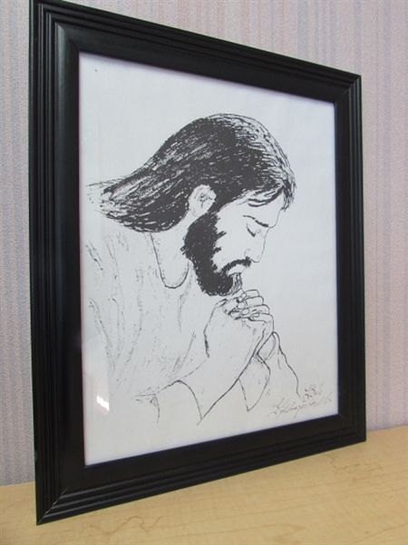 JESUS FRAMED ART BY BOB KILLINGSWORTH