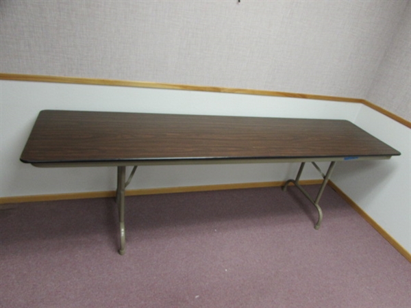 8' X 2' FOLDING CONFERENCE TABLE