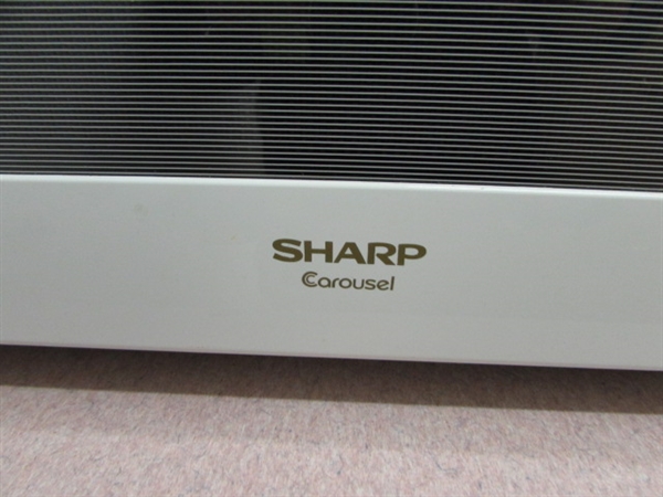SHARP 1200 WATT CAROUSEL MICROWAVE OVEN