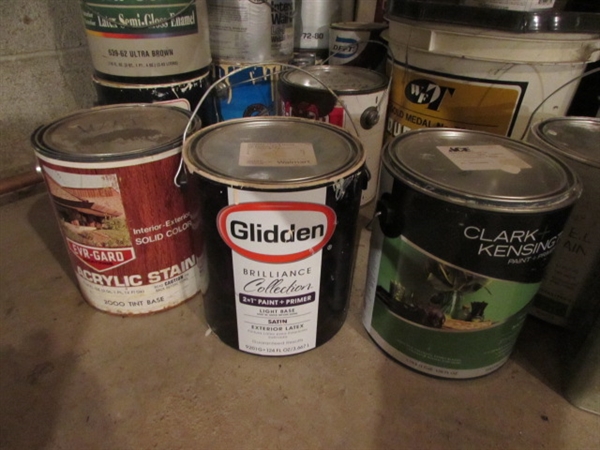 PAINTS, STAINS & SEALERS