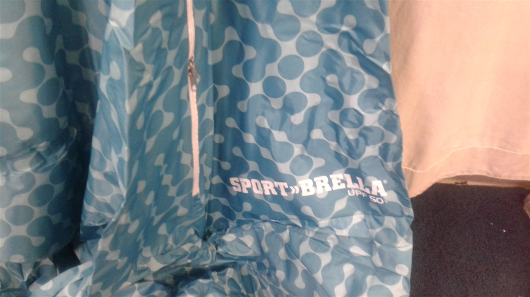  Sport-Brella Vented SPF 50+ Sun and Rain Canopy Umbrella for Beach and Sports Events