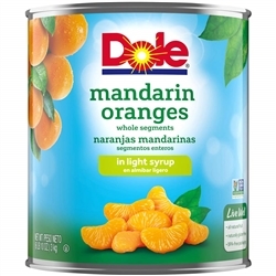 Dole, Mandarin Oranges in Light Syrup, 6LB 10 Oz