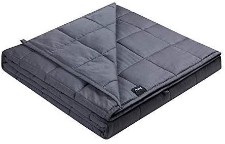 ZonLi Cooling Weighted Blanket 15 lbs(60''x80'', Queen Size, Grey)