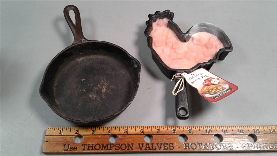 Small Cast Iron, Plates, and Decor