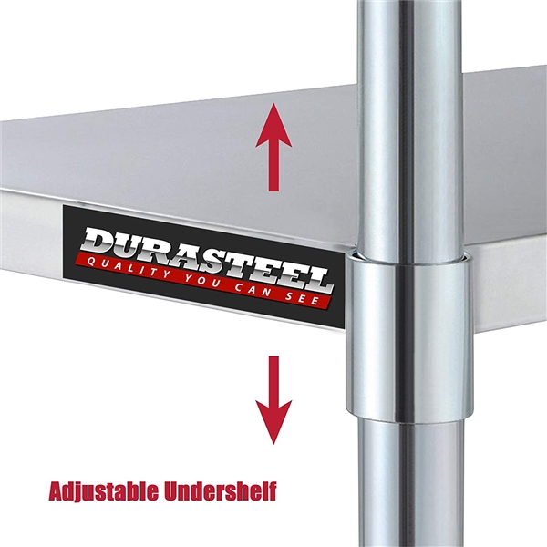 Durasteel 24 x 36 Galvanized Undershelf For Worktable