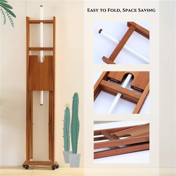 Vlush Wooden Garment Rack