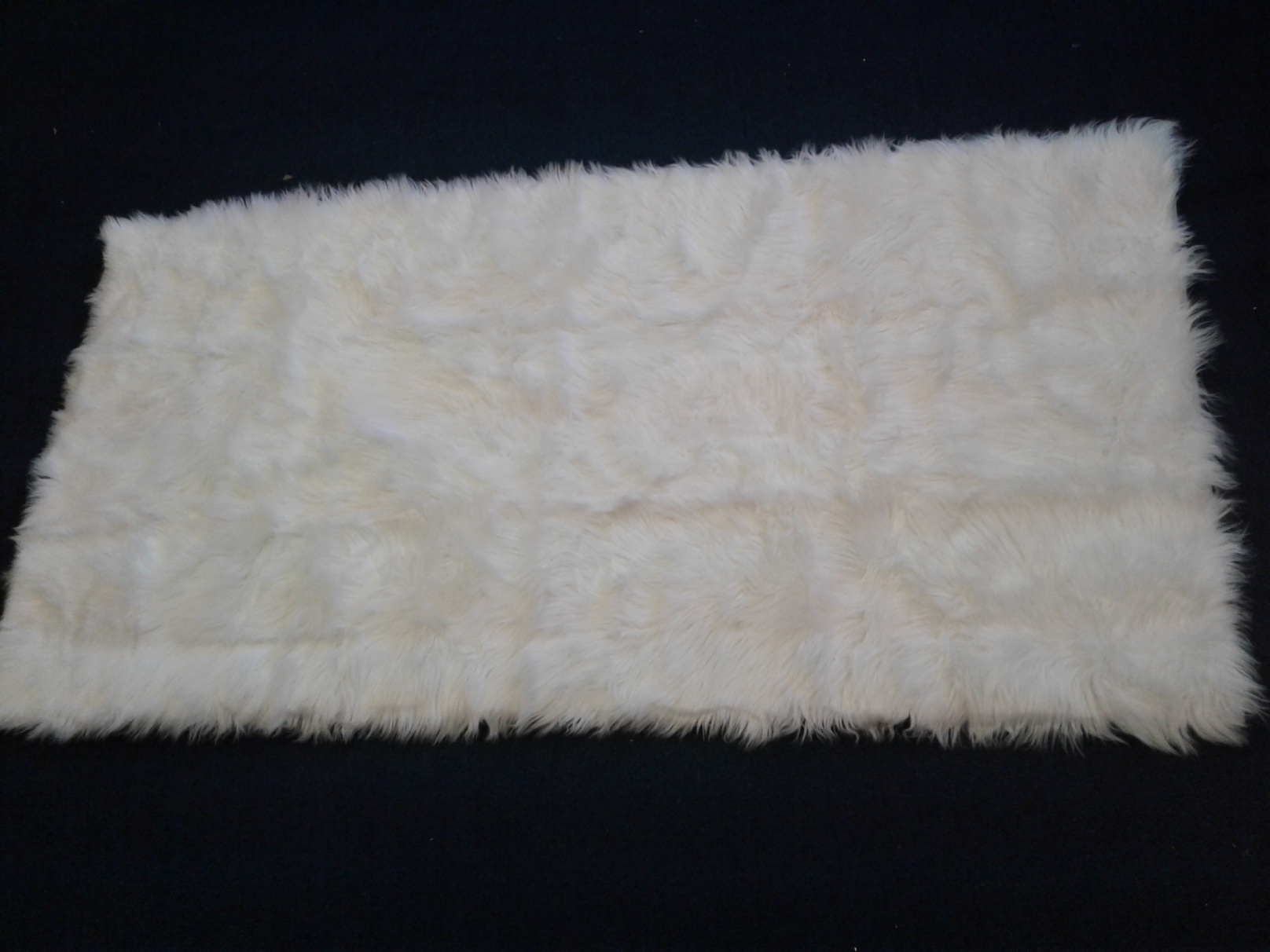 Lot Detail - White Fluffy Rug