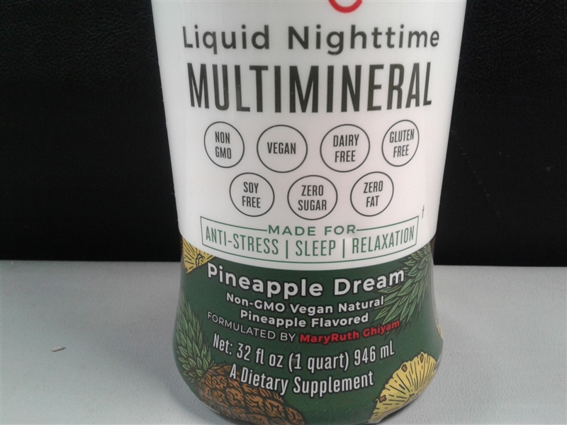 Liquid Sleep Multimineral w/ Magnesium & Calcium Citrate by MaryRuth's - Pineapple