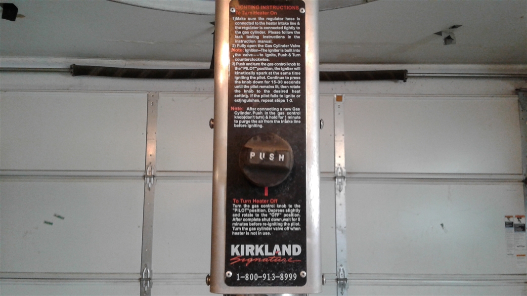 Kirkland Signature Propane Outdoor Patio Space Heater