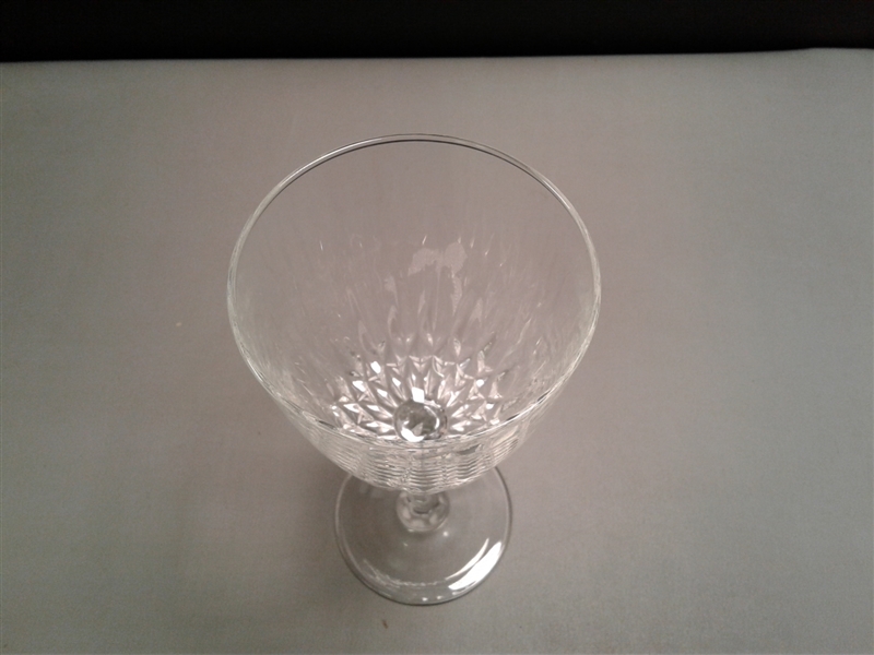 16 Crystal Wine Glasses 