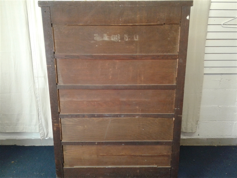 Antique Bow Front China Cabinet 