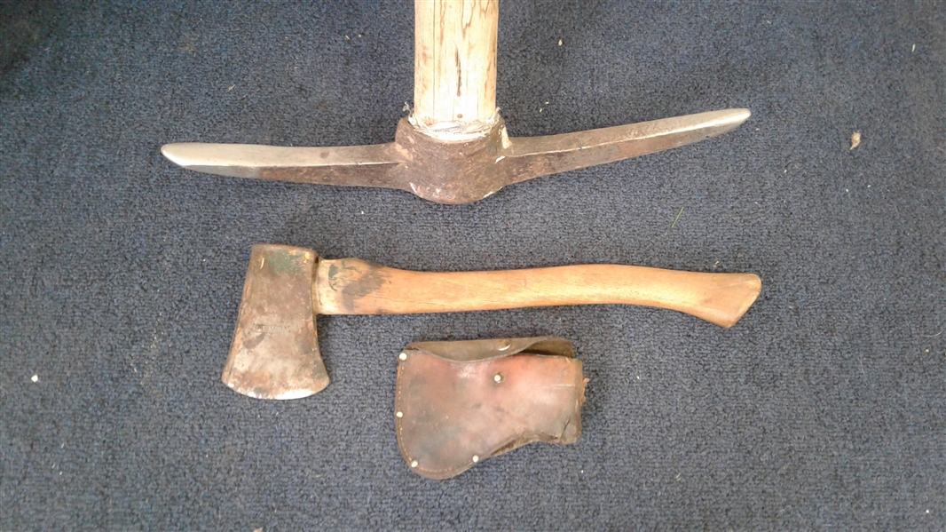 Yard Tools: Rake, Pickaxe, Axes, Maul, Etc