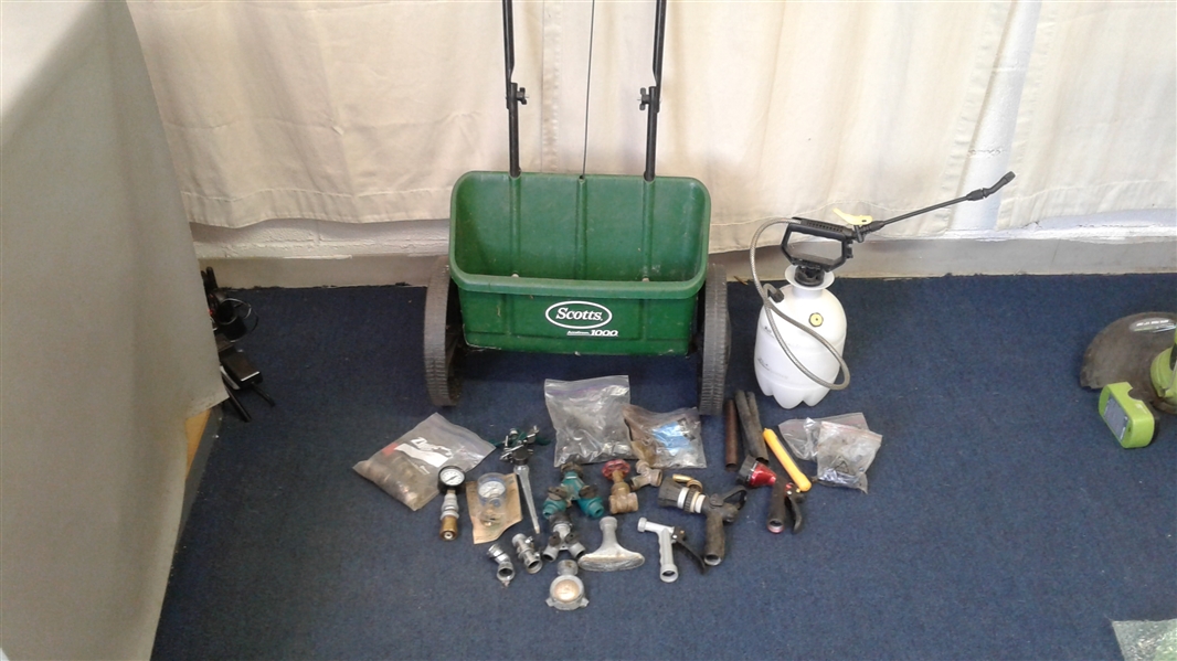 Scotts AccuGreen1000 Spreader, Pump Sprayer, Nozzles, Sprinklers etc