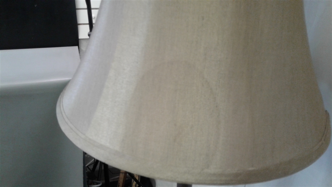 Brown Metal Floor Lamp