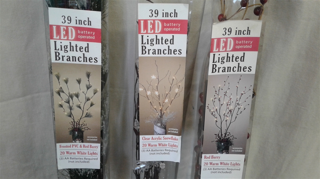 3- 39 LED Battery Operated Lighted Branches