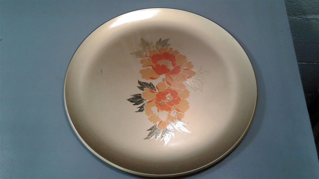 Vintage Handcrafted Japanese Plate, Harry & David Platter, Lemons/Limes, & Oil Painting