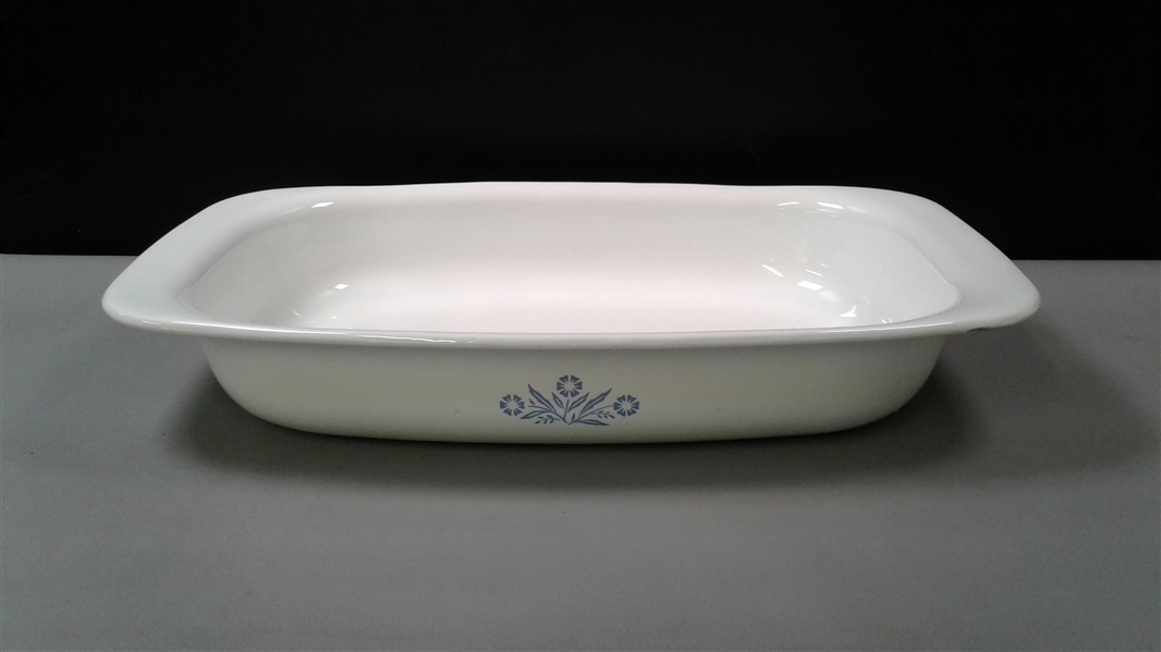 Vintage Corning Ware Cornflower Blue 15 Rectangular P-21 Roaster