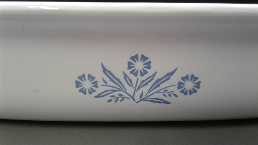 Vintage Corning Ware Cornflower Blue 15 Rectangular P-21 Roaster