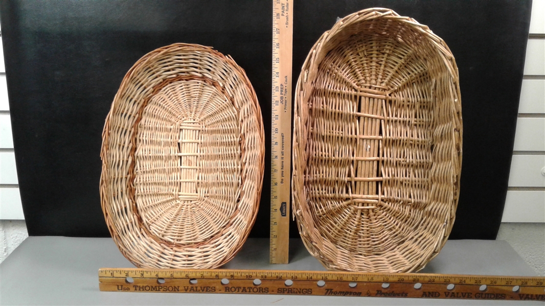 Lot of Various Wicker Baskets