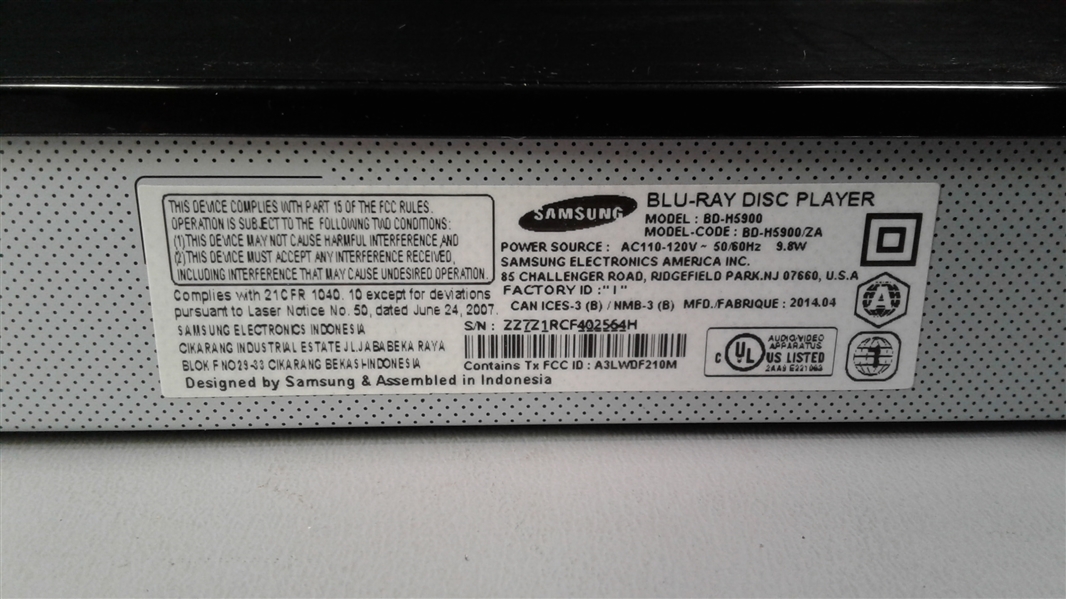 Samsung 3D Blu-ray Disc Player