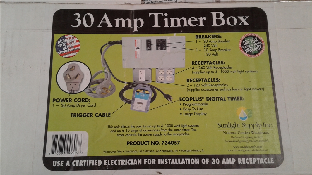 30 Amp Timer Box