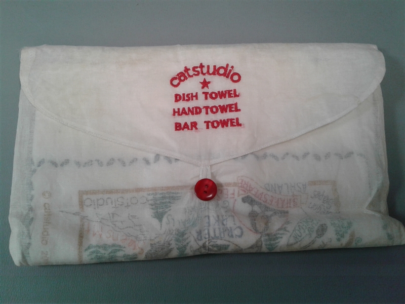 Two Decorative Plates, Dish Towel, Toaster Cover, Bottle Opener