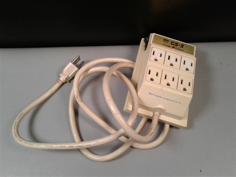 Outlets, Two Power Strips, Extension Cords  